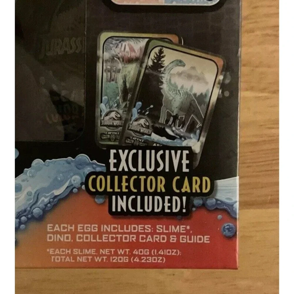 Jurassic World Captive Color Change 3‎ Pack Dinosaurs In Slime, Epic Evolution